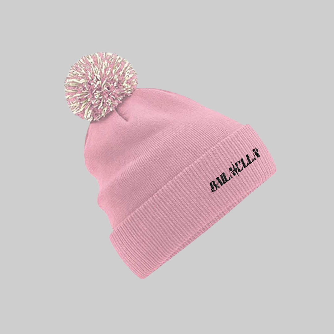 Baila Ella Czapka Zimowa Logo (Pink)