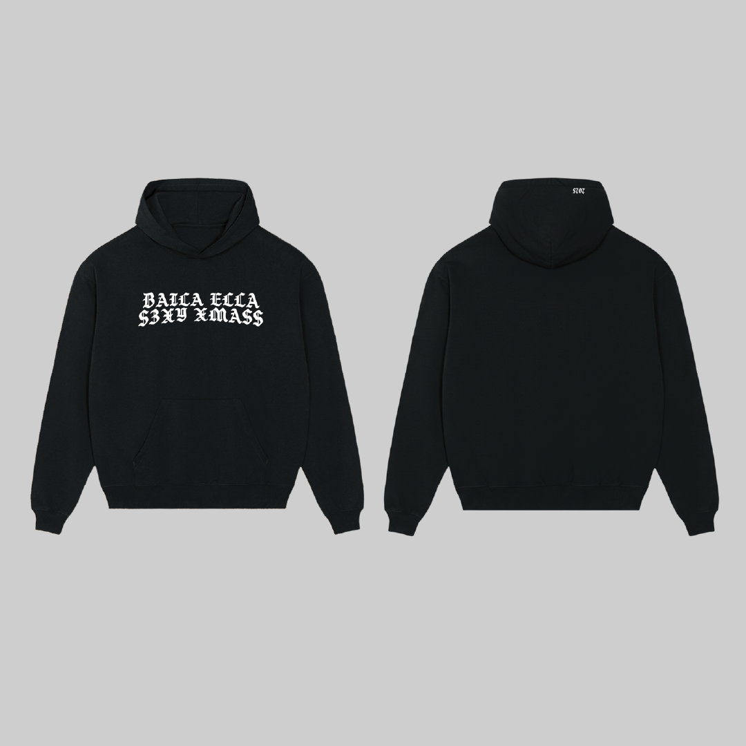 Baila Ella Hoodie Sexy Xmass (Black + White)